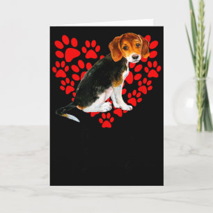 Beagle Hond Leuker Dan Cupido Valentijnsdag  Kaart