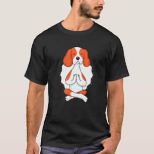 Beagle hond meditatie Schattig Spirituele Yoga T-shirt