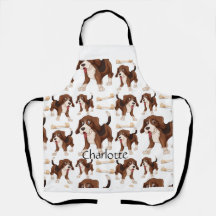 Beagle hond naadloos patroon Aangepaste naam