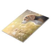 Beagle Hond Pet Dier Rustig Vreedzaam Notitieblok (Schuin)