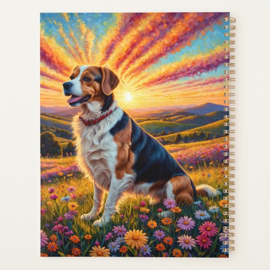 Beagle hond planner (Achterkant)