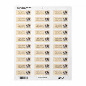 Beagle-hond retouradreslabel etiket (Full Sheet)