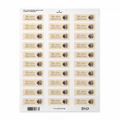 Beagle-hond retouradreslabel etiket (Full Sheet)