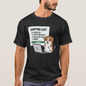 Beagle Hond Shopping Trolley T-shirt (Voorkant)