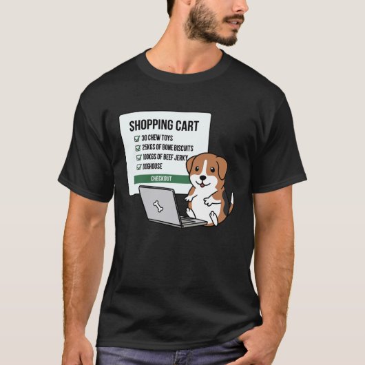Beagle Hond Shopping Trolley T-shirt