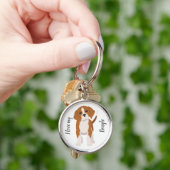 Beagle hond sleutelhanger (Hand)