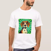 Beagle hond t-shirt (Voorkant)