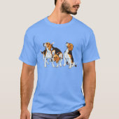 beagle hond t-shirt (Voorkant)
