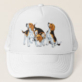 beagle hond trucker pet (Voorkant)