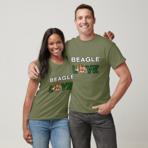 Beagle Honden Liefde Familie Huisdieren Jacht Hond T-shirt