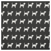 Beagle Honden Silhouet Huisdier Stof (Swatch)