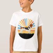 beagle - hondenhond pap zonnehuisdier t-shirt (Voorkant)