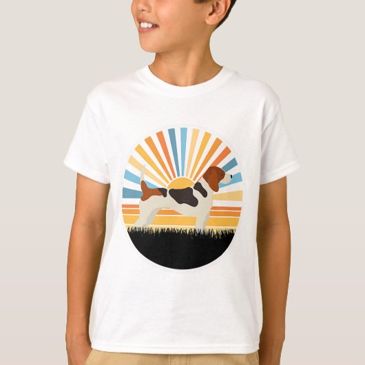 beagle - hondenhond pap zonnehuisdier t-shirt (Voorkant)