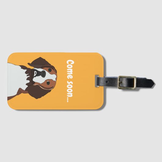 Beagle Hondenliefhebber Beagle Bagagelabel (Voorkant (horizontaal))