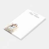 Beagle Hondenliefhebber Cute Puppy Persoonlijke na Post-it® Notes (Schuin)