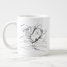 Beagle-hondenliefhebber Illustratie Grote Koffiekop