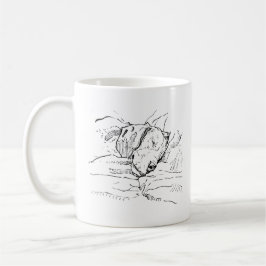 Beagle-hondenliefhebber Illustratie Koffiemok