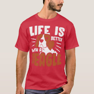 Beagle Hondenliefhebber mam Papa Gift T-shirt