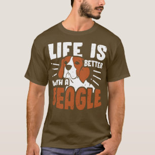 Beagle Hondenliefhebber mam Papa Gift T-shirt