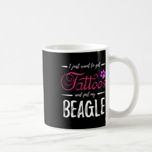 Beagle Hondenliefhebber Tattoo Funny Dog Mom Gift Koffiemok