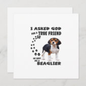 Beagle Hondenliefhebbers/Funny Beagle (Voorkant / Achterkant)