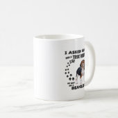 Beagle Hondenliefhebbers/Funny Beagle Koffiemok (Voorkant rechts)