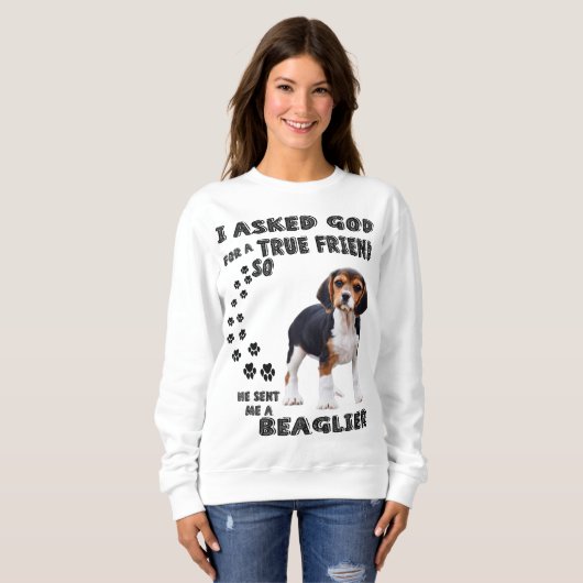 Beagle Hondenliefhebbers/Funny Beagle Trui (Voorkant volledig)