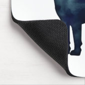 Beagle Hondenras Silhouette Waterverf Muismat (Hoek)