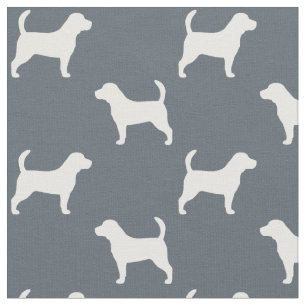 Beagle Hondenras Silhouettes gevild Stof