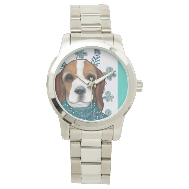 Beagle Horloge (Voorkant)