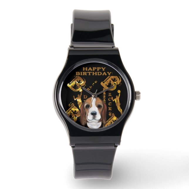 Beagle  horloge (Voorkant)
