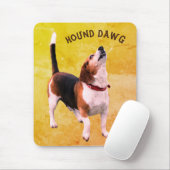 Beagle Hound Dawg Cute Muismat (Met muis)