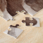 Beagle Hound Dog Art Puzzles Legpuzzel (Zijkant)