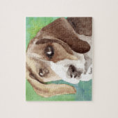 Beagle Hound Dog Art Puzzles Legpuzzel (Verticaal)