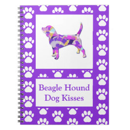 Beagle Hound Dog Kisses Silhouet Leuke PPY&B Notitieboek