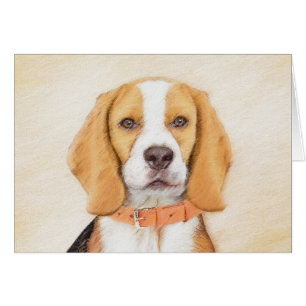 Beagle Hound Dog Schilderij Originele dierlijke ku