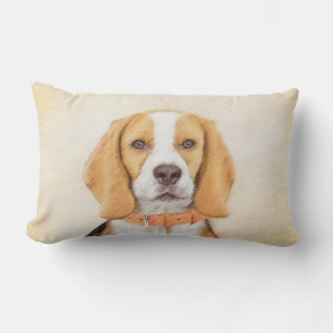 Beagle Hound Dog Schilderij Originele dierlijke ku Kussen