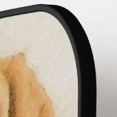 Beagle Hound Dog Schilderij Originele dierlijke ku Pickleball Paddle (Links Detail)