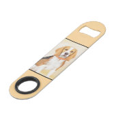 Beagle Hound Dog Schilderij Originele dierlijke ku Speed Flessenopener (Voorkant Gekanteld)