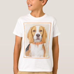 Beagle Hound Dog Schilderij Originele dierlijke ku T-shirt