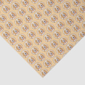 Beagle Hound Dog Schilderij Originele dierlijke ku Tissuepapier (Detail)