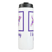 Beagle Hound Hond Schattig Silhouet PPY&B Thermosbeker (Voorkant)