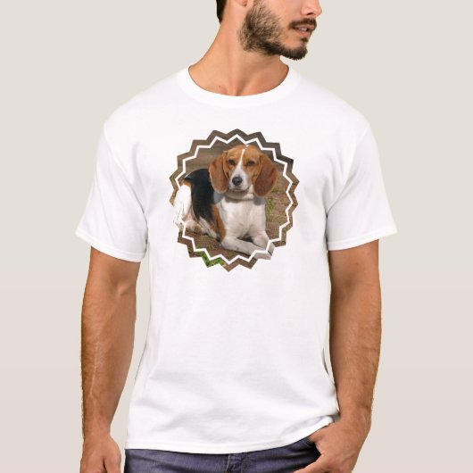 Beagle Hound Mannen T-Shirt (Voorkant)