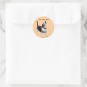 Beagle Howling Schattige Dog Sticker (Tas)