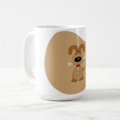 Beagle, huisdier, bot koffiemok (Voorkant links)