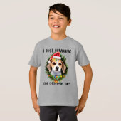 Beagle, ik ben gewoon dol op Kerstmis. T-shirt (Voorkant volledig)