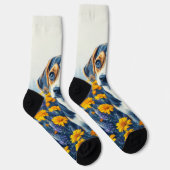 Beagle in de bloemen sokken (Rechts)