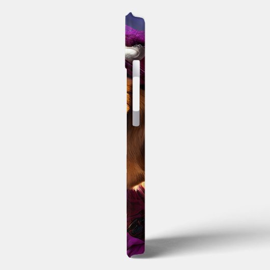 Beagle in een roze Pet Case-Mate iPhone Case (Achterkant / Links)