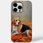 Beagle in herfst laat Herfst inspireren Case-Mate iPhone Case (Achterkant)