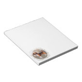 Beagle in landinstellingen notitieblok (Schuin)